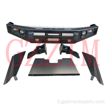 Patrol front bumper guard na may LED front bar